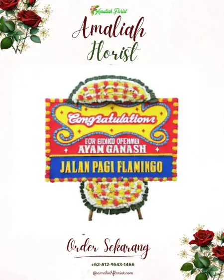 Sewa Papan Bunga Hujan Mas
